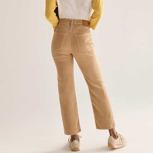 Aritzia Denim Forum The Joni High Rise Loose corduroy pants in tan 27 - Picture 1 of 9